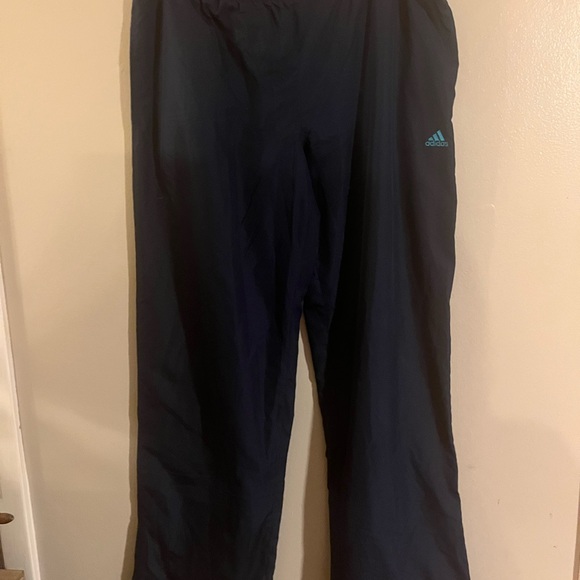 Adidas Women's Blue and Black Track Jacket - Picture 6 of 8